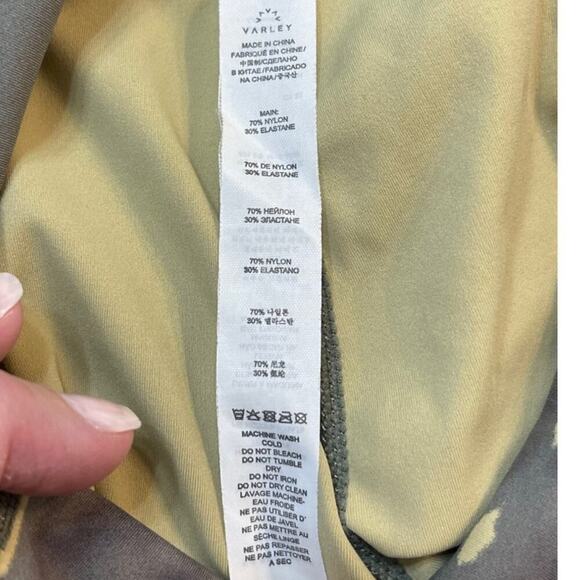 Varley Luna Legging in Golden Tie Dye Mid-Rise Waist Yoga Active Size Small - Picture 7 of 7